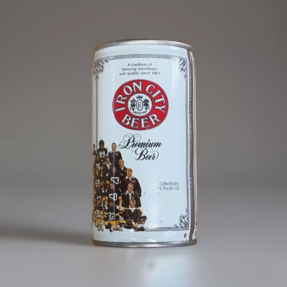 1976 Pittsburgh Steelers Commemorative Iron City Can